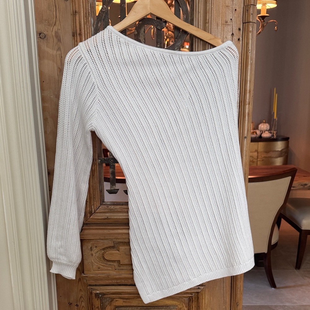 White Knit Sweater
